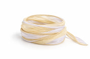 Sedas Multicolor Crema – enrollada
