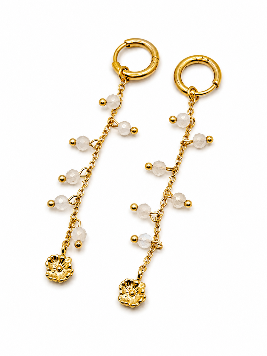 Pendientes Mof Blanco