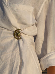Broche Sol y Luna