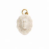 Charm cara virgen blanca