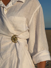 Broche Sol y Luna