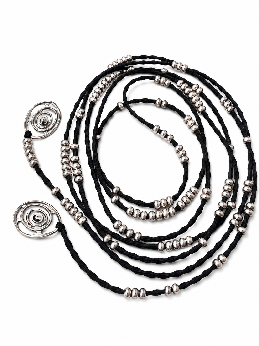 Colgante Espiral negro