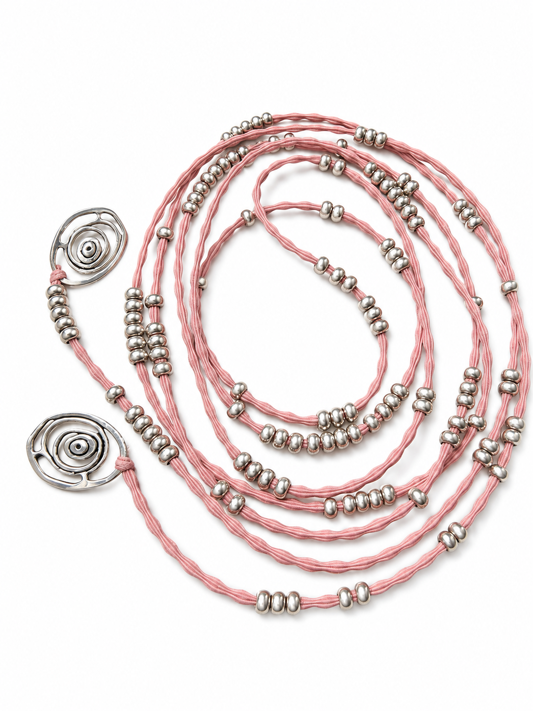 Colgante Espiral Rosa