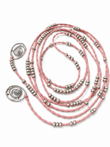 Colgante Espiral Rosa