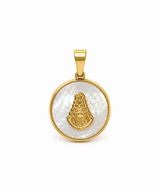 Charm Medalla Nacarada Virgen del Rocío