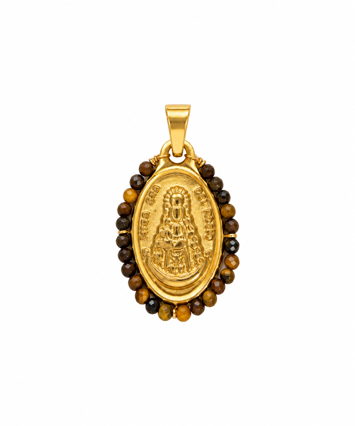 Charm Medalla Ovalada Virgen del Rocío
