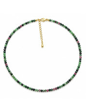 Collar Semilla Rubí-Zoisita