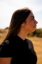 Pendientes Medias Lunas