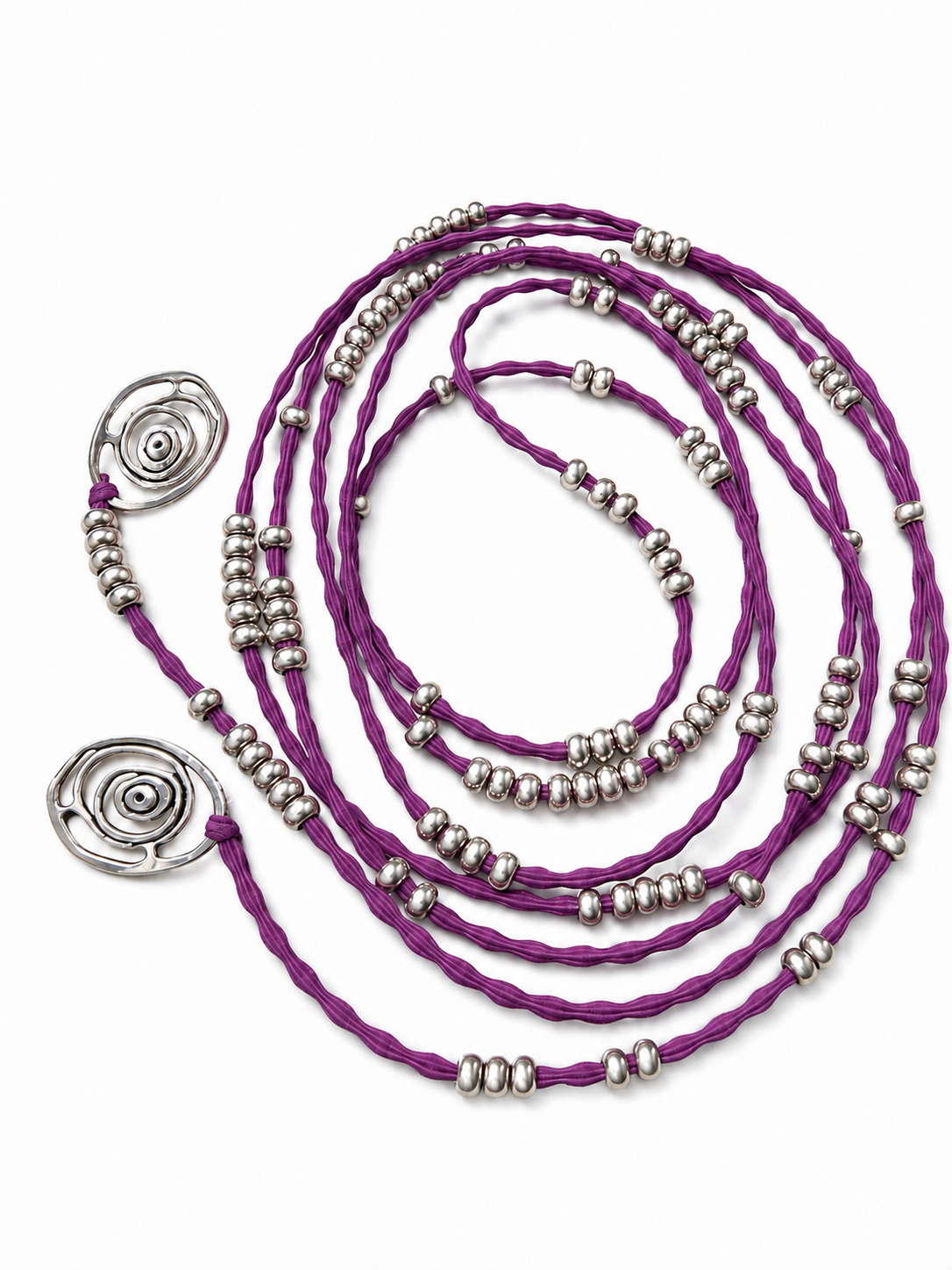 Colgante Espiral morado