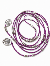 Colgante Espiral morado