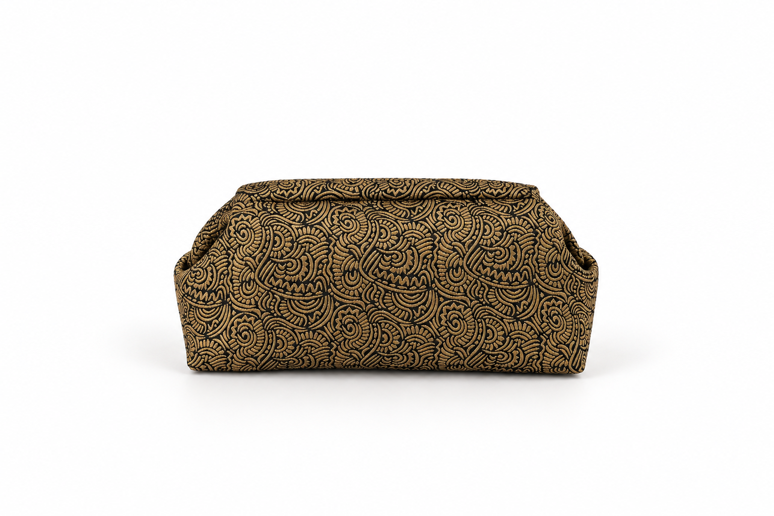 Bolso mano clac dorado