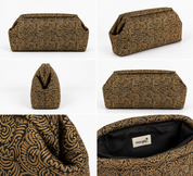 Bolso mano clac dorado