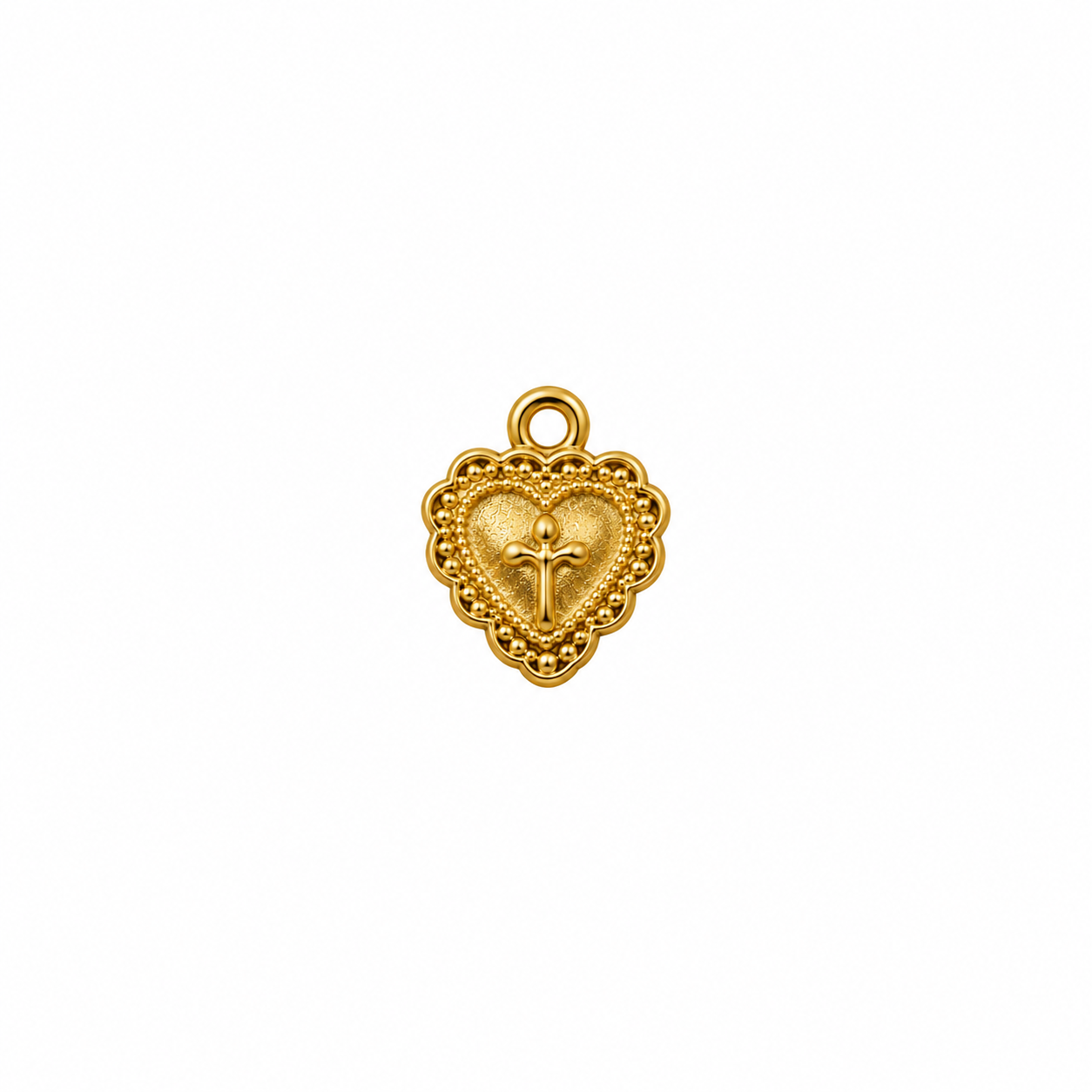 Charm Corazón Cruz