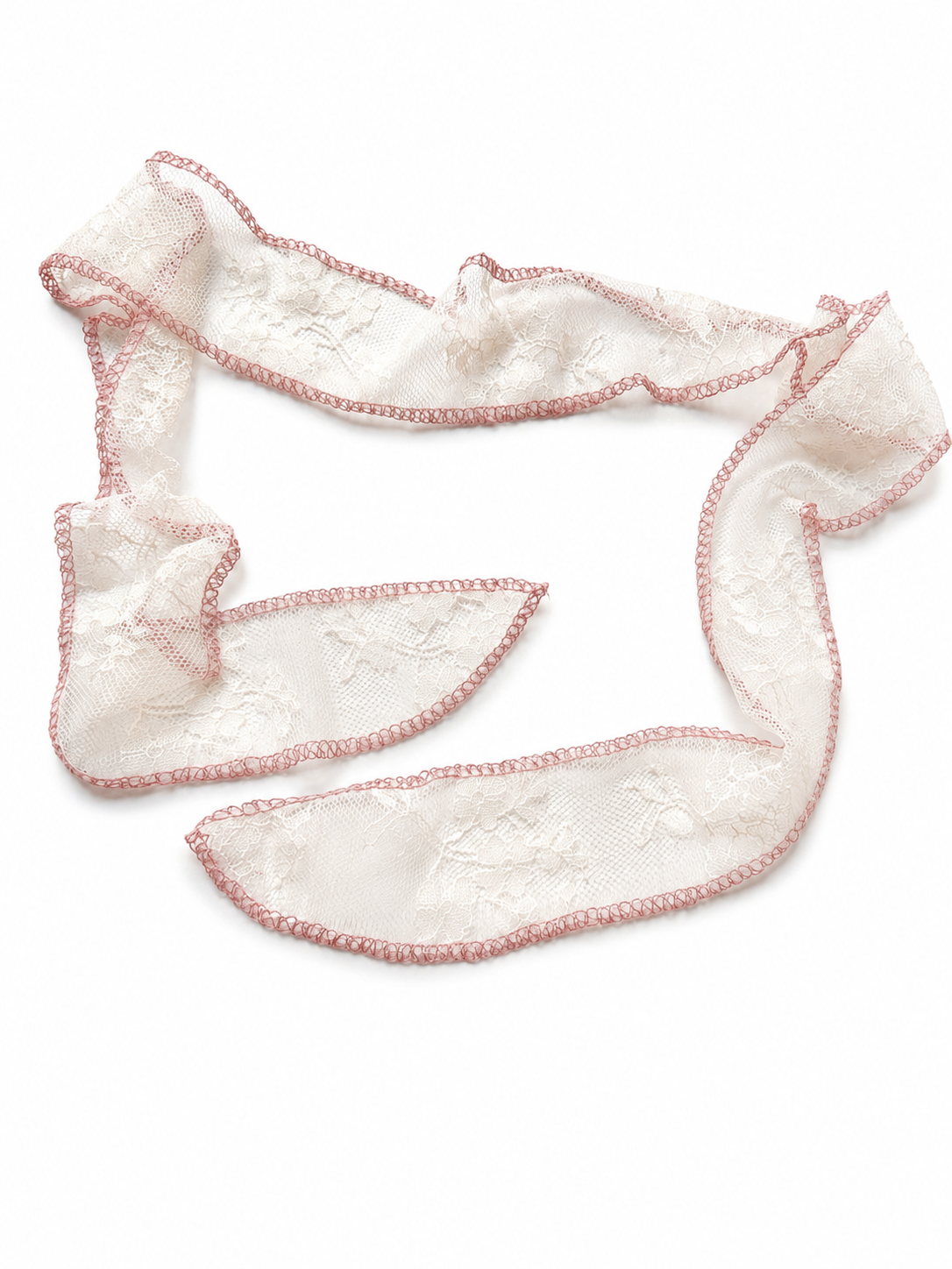 Necklace Ribbon encaje palo