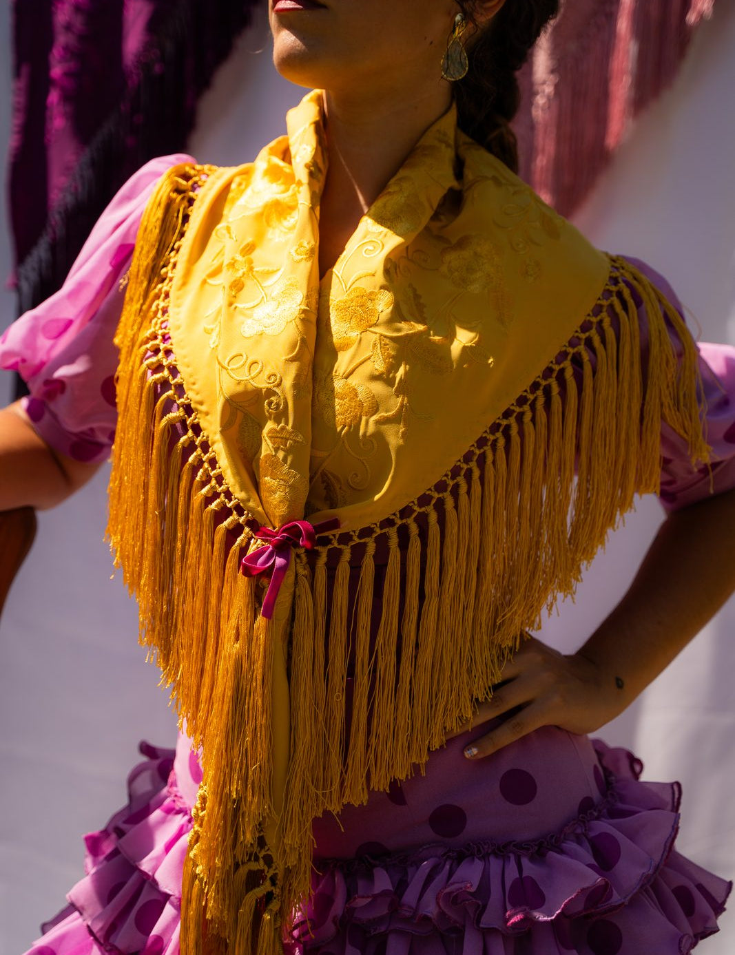 Mantón bordado Luisa