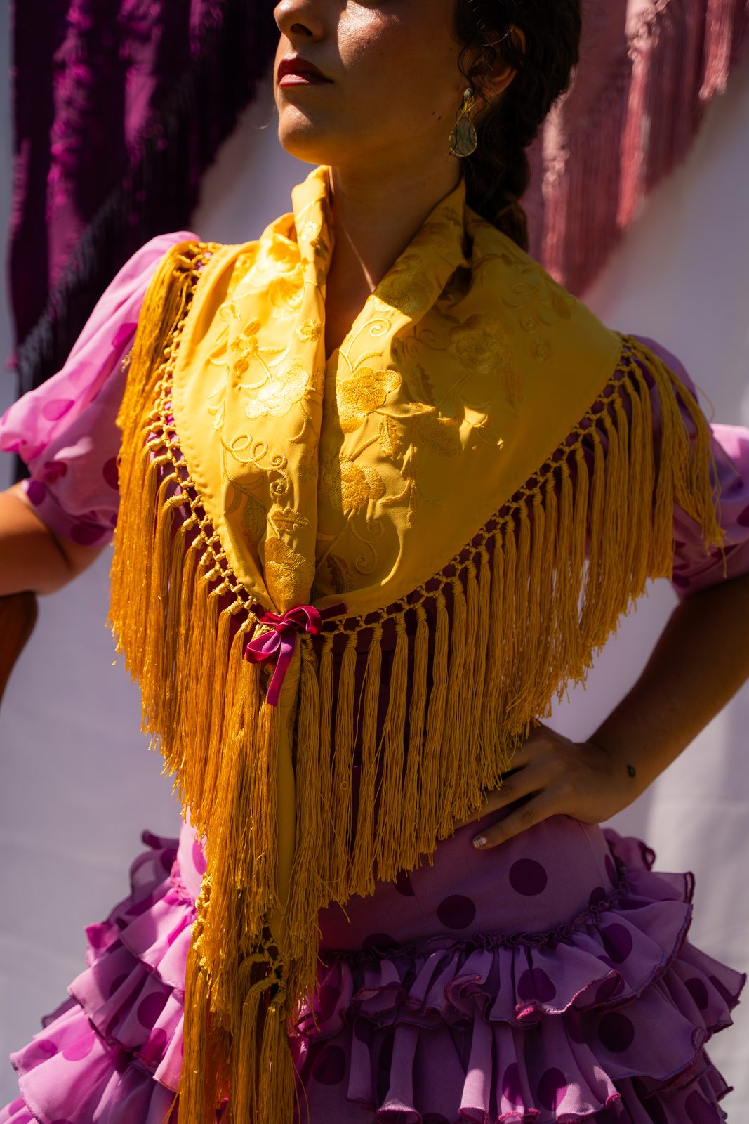 Mantón bordado Luisa