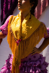 Mantón bordado Luisa