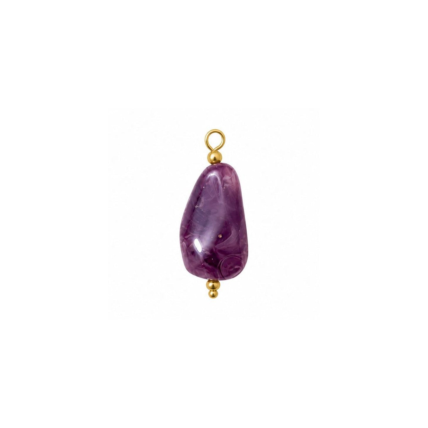 Charm canto marmol morado