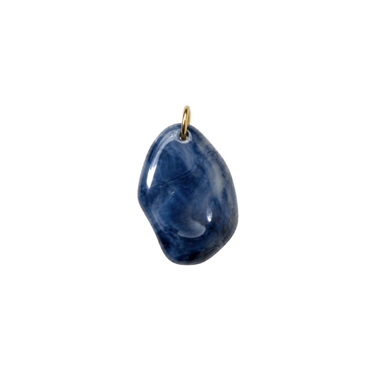 Charm canto plano azul