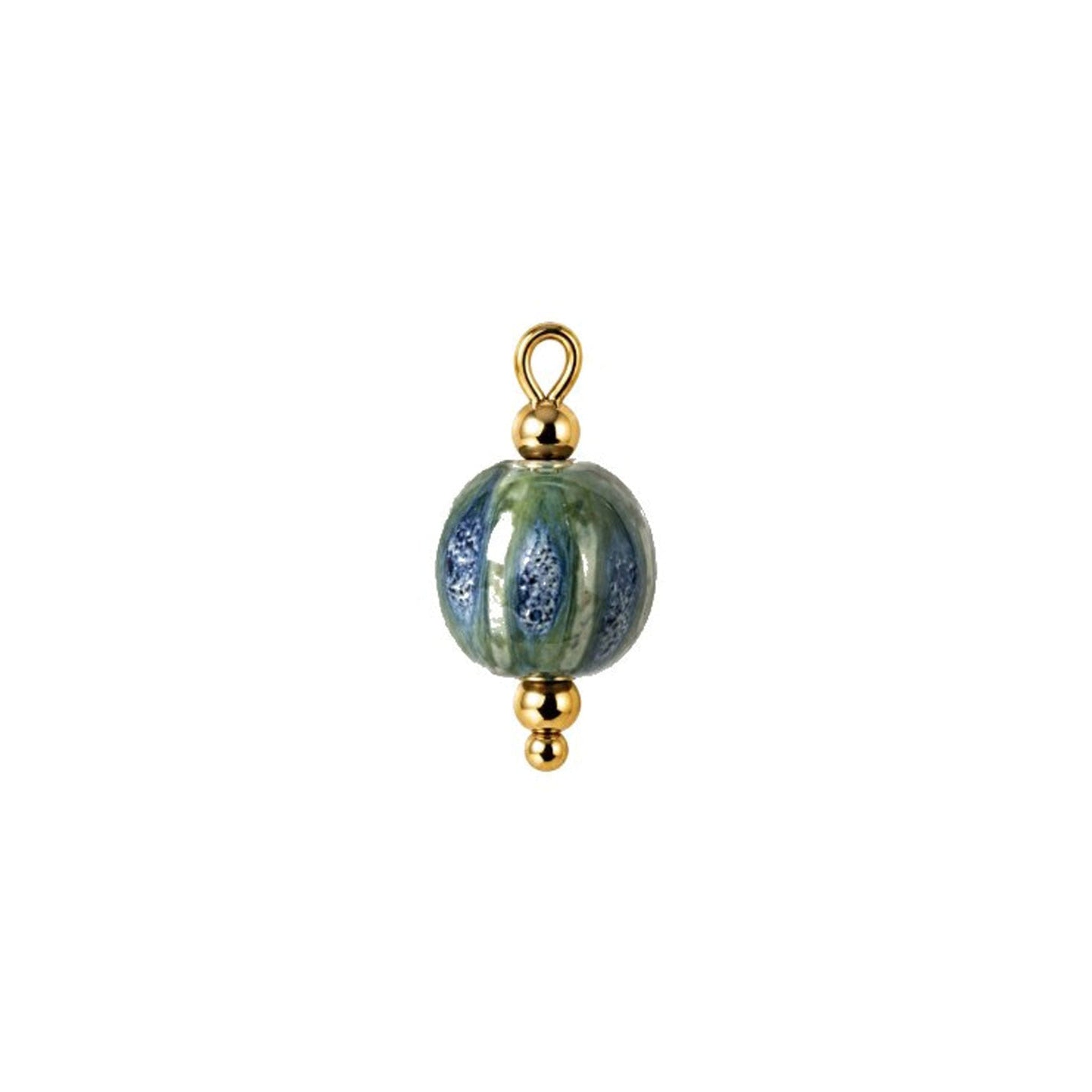 Charm ceramica verde